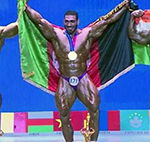 یاسـین قادری  قهرمان پرورش اندام جهان شد 